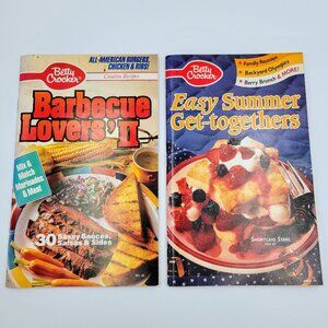 Betty Crocker 1992 Easy Summer Get-Togethers And 1990 Barbecue Lovers II Cookboo